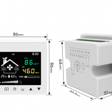 Professional Manufacturer of Smart Wifi Controller Modbus RS485 HVAC System Recuperators Controller thumbnail-5