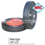 PW1224 Horse Carriage Solid Rubber Wheels 12"X2" PROMOTION thumbnail-1