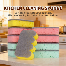 Kitchen Multipurpose Non-Scratch Cleaning Sponges Durable for Pots Pans Dishes thumbnail-1