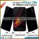 Quality Guaranteed Anti-spy Privacy Screen Protector/filter for Google Nexus 6