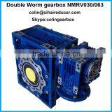 Double Worm Gearbox Machinery Parts
