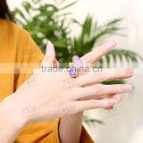 Purple Double Natural Stone Gold Ring Designs for Men thumbnail-6