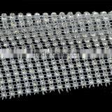 Rhinestone Trims With 10 Yards in Plastic Ribbon, Fashion Elastic Stretch Rhinestone Trimming Rolls Sheets for Party Decoration thumbnail-3