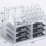 3 Tier Make up Organizer, Plexiglass Box, Acrylic Organizer thumbnail-6
