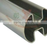 stainless steel doube slotted round pipe