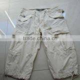 2012 Mens Casual Solid Cargo Short With Many Pockets