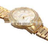 Women's Gold-Tone Stainless Steel Band Fashion Watch Quartz Analog Wristwatches thumbnail-6