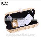 Gold Clutch Bags Sun Style Luxury Metallic Evening Bag Woman Party Clutches Elegant Bridesmaid Handbag Shell Stripe Purse thumbnail-5