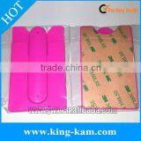 Promotion Gift Custom Logo 3M Adhesive Sticky Silicone Phone Card Holder thumbnail-6