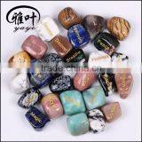 Bulk Wholesale Customize Engraved Words Tumbled Stones for Birthday Gifts