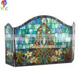 P-11 Stained Glass Fireplace Tiffany Style Panel Wholesale Tiffany Glass Windows Tiffany Lamp