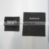 Luxury BLACK Envelope Jewellery Pouch With Logo Quality Choice thumbnail-1