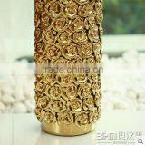40cm Tall Silver&gold Plating Modern Large Ceramic Floor Vases With Artifical Flowers Decor thumbnail-6
