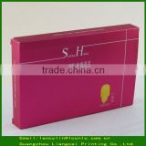 Custom Eco Friendly Flat Design Paper Medicine Packing Box Foldable