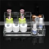 Clear Acrylic Cosmetic Holder/Countertop Display Stand/makeup Departments