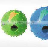 Colorful Dog Rubber Hollow Ball Toy thumbnail-1