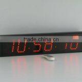 4 inch 6 digit dot matrix led digital clock display