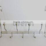 Supreme Over The Door 9 Hook Organizer Rack, Chrome Finish