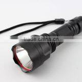 Five-speed Police Zoom Powerful Rechargeable LED Tactical LED Flashlight
