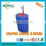 High Quality 100% DOD 3000times LiFePO4 6.4V Battery Pack Manufacturer thumbnail-3