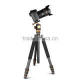 Q1088C Carbon fiber lightweight digital camera tripod & monopod with panoramic ballhead & carry bag 67.5'' photographic stand