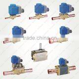 SVR10 EVR10 Refrigerator Diaphragm Solenoid Valve With 24 220 230 Volt AC Coil 1/2 5/8 ODF Solder SAE Flare for Air Conditioning thumbnail-2