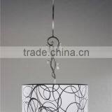 2015 Classical White Modern Fabric Shade Pendant Lamp Lighting Fixture thumbnail-1