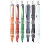 Hot Sale Plastic Retractable Ball Pen With Metal Clip thumbnail-1