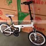 20 Inches Hot Sale Cheap China White Citizen Folding Bikes thumbnail-3
