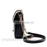 2016 New Arrival Handbag Fashion Swan Pattern Shoulder Bag High Quality PU Handbag thumbnail-3