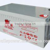 100% factory tested solar light 24v agm 12v deep cycle battery