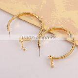 14K Gold Plated Fashion Women Big Hoop Earrings thumbnail-5