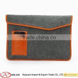 2015 Best Sell Exquisite Leather Bordure Business Affairs Felt Laptop Sleeve From Alibaba Gold China Supplier
