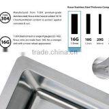 Kitchen Furniture American Canada Hot Sales Undermount Single Handmade Kitchen Sink With Cupc Certififcation thumbnail-3