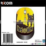 Cordless Wireless Laptop Optical Mouse, Color Slim Usb 2.4g Wireless Mouse