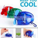 Mini Handheld Water Cool Fans With Carabiner thumbnail-1