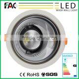 high-efficiency cob light Circular 21w led wall wash light