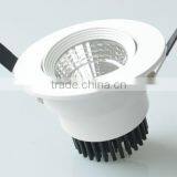 Cold Forging Aluminum White Circle 5 Inch 20w Recessed Cob Led Light Outcut 55mm thumbnail-2