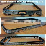 Luxury for Blackberry Q10 Diamond Bezel Housing Black