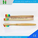 Eco-friendly new design bamboo toothbrush for adult and child charcoal toothbrush