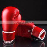 Premium Leather Boxing Gloves Grey