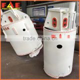 FAE Rock bucket with double bottom single cutting edge for drilling rigs