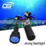 Aluminum Housing 7000 Lumens Led Diving Flashlight