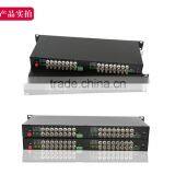 32Ch Video/1RS485 Return Data to Fiber SM 20km Optical Video Converter 1CH to 64CH Cctv Fiber Optical Transmitter and Receiver