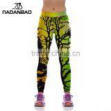 2016 New Design Yoga Legins High Elastic Workout Pants Printed Women Leggings