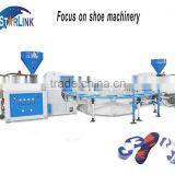 Hot Sale Rotary Double Color PVC TPR Shoe Sole Injection Machine in China