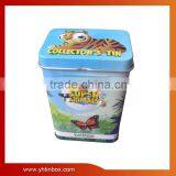 Small Rectangule Tin Cans With Hinge thumbnail-1