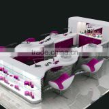 High end mall nail kiosk furniture products