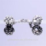 Factory Direct Supply Silver Charm S925 Pinenut Silver Bead Safety Chain Fit for All Brand European Bracelet A017 thumbnail-2