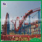 Thrilling theme park rides roller coaster